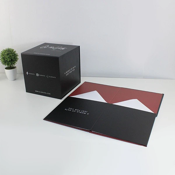 Square Magnetic Closure 2 Piece Folding Box